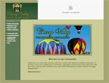 Tablet Screenshot of cherryvalleyhoa.com